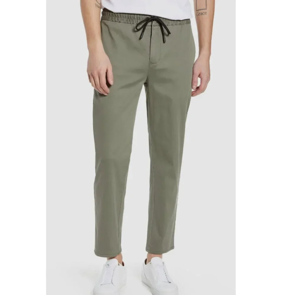 Baldwin BLDWN Damon Drawstring Pants Stretch Green Joggers 9980